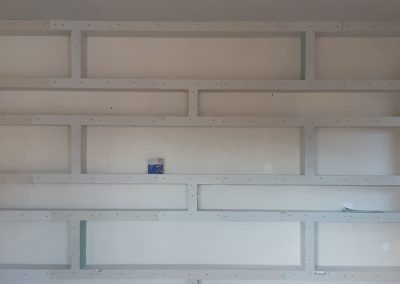 Création espaces rangements dans un mur